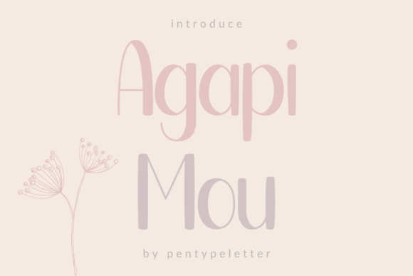 Agapi Mou Font: A Display Typeface That Elevates Editorial Design