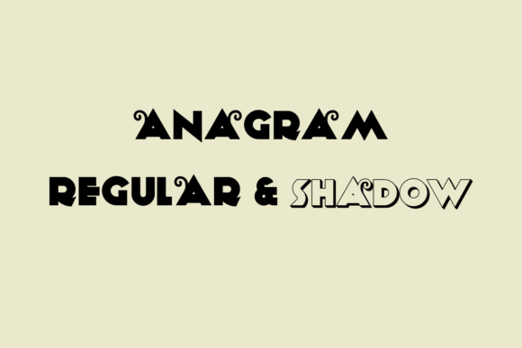 Anagram: A Font with Personality for Creative Projects