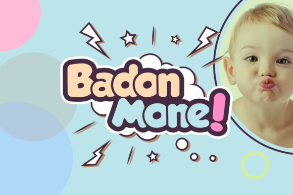 Badon Mone Font for Editorial Design and Branding