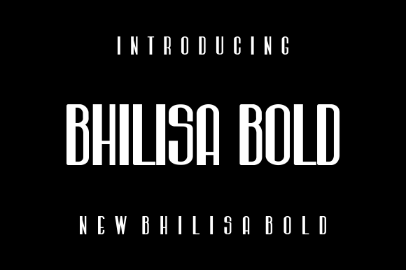 Bhilisa Bold: A Typeface That Commands Attention
