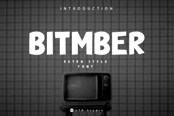 Bitmber Font: A Bold Display Typeface for Digital Design