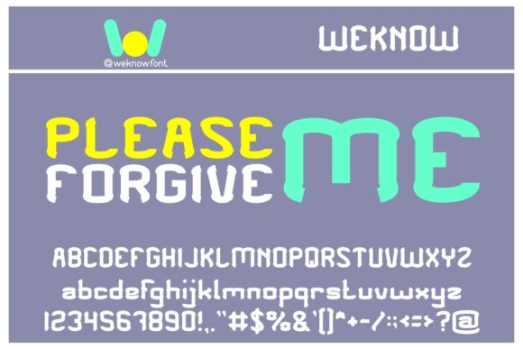 Boost Your Brand with the Please Forgive Me Display Font