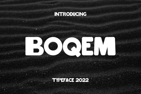 Boqem Font: A Bold Display Typeface for Web Designers