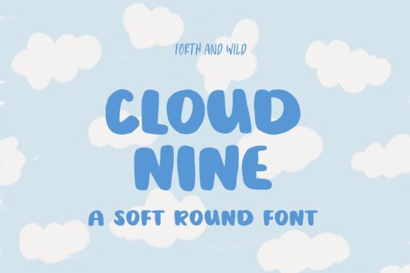 Cloud Nine Font: A Bold Display Typeface for Web Designers