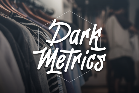 Dark Metrics: A Display Font for Digital Branding