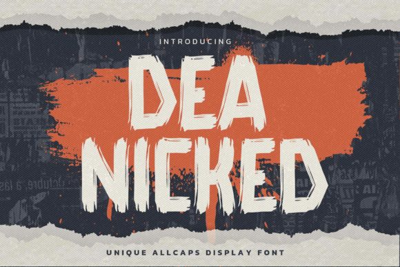 Dea Nicked: A Bold Typeface for Confident Web Design