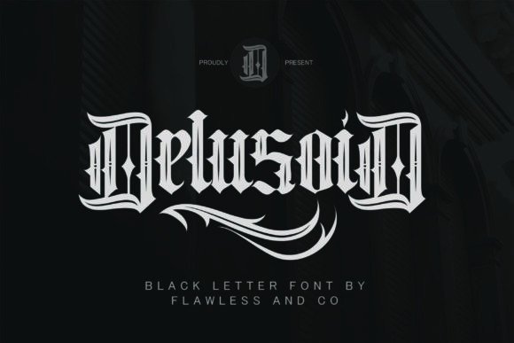 Delusoid: A Bold Blackletter Font for Digital Branding