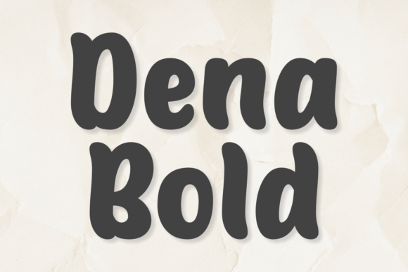 Dena Bold Font: A Handwritten Typeface for Real-World Branding