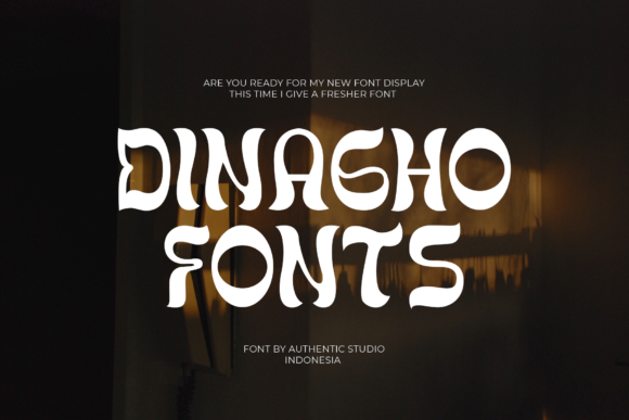 Dinagho Display Font: A Bold Typeface for Digital Design