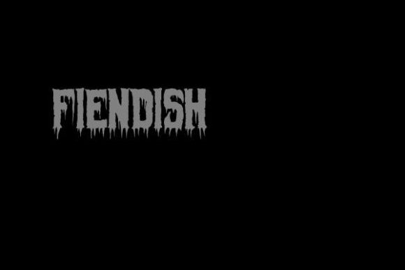 Fiendish Font: A Bold Halloween Typeface for Creepy Craft Projects