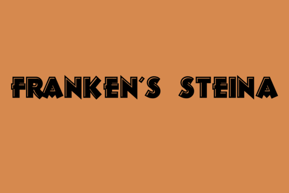 Franken s Steina Font: A Bold Choice for Halloween and Craft Projects