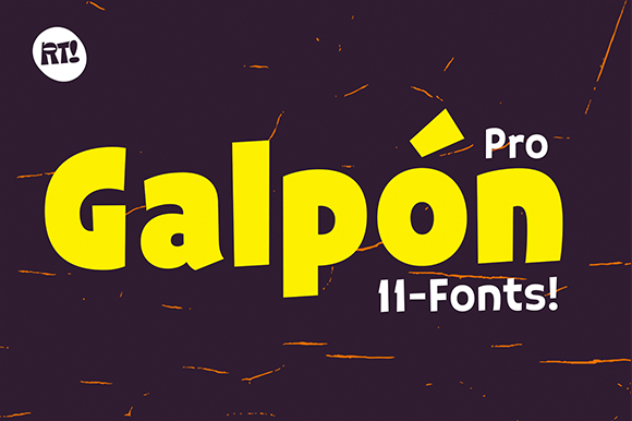 Galpon Font Review: A Bold Display Typeface for Creative Branding