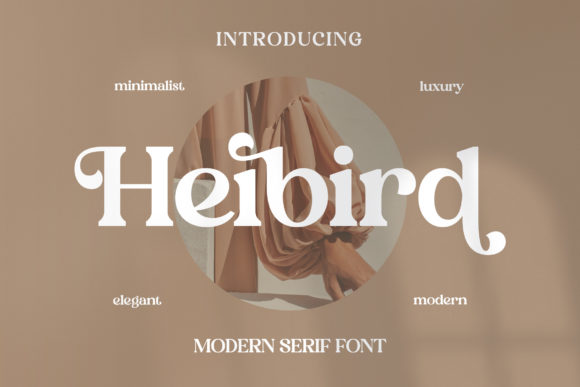 Heibird Font: A Serene Typeface for Editorial Elegance