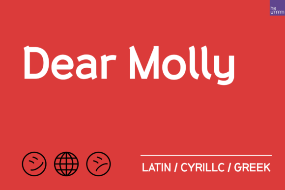 HU Dear Molly: A Bold Display Font for Editorial Design
