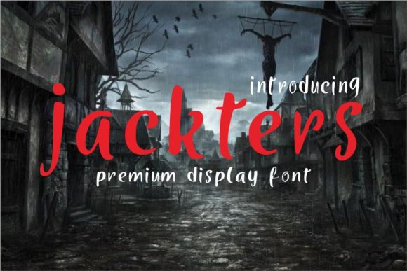 Jackters Font: A Bold Display Typeface for Craft Projects