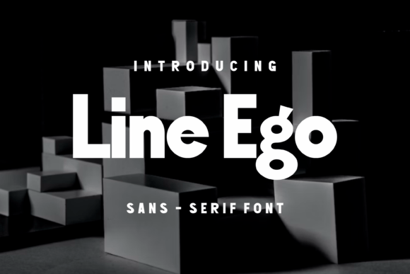 Line Ego: A Bold Sans Serif Font for Digital Branding