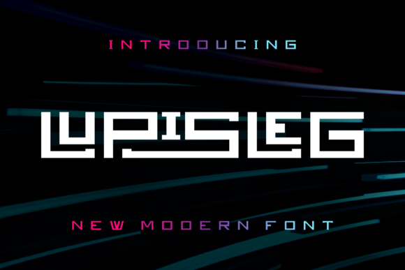 Lupisleg Font: A Display Typeface That Brings Your Crafts to Life