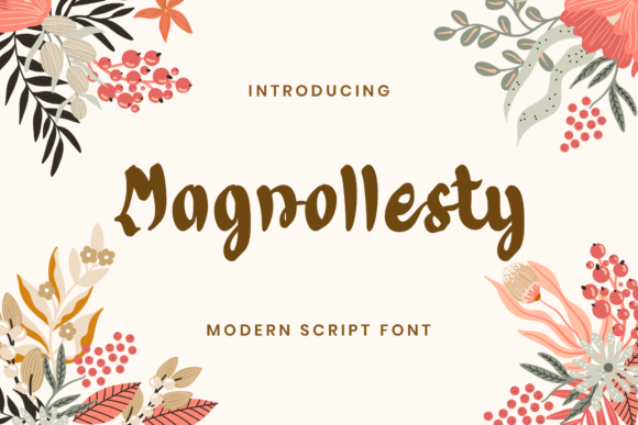 Magnollesty: A Handwritten Font That Elevates Brand Content