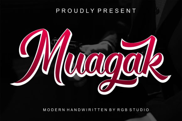 Muagak Font: A Hand-Brushed Script for Beautiful, Commercial Projects