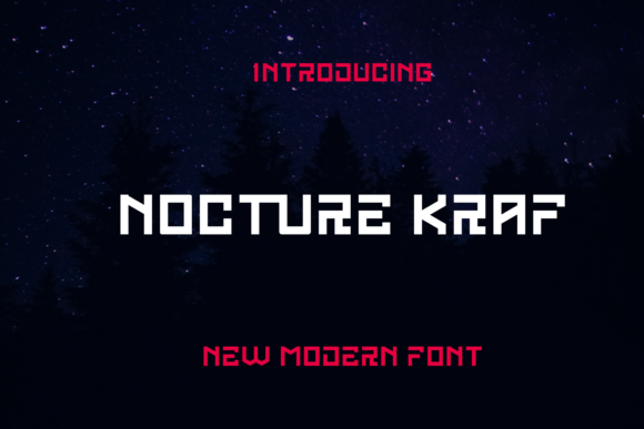 Nocturne Kraft: A Display Font That Elevates Digital Branding