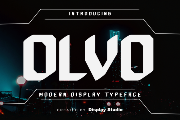Olvo Font: A Bold Display Typeface for Branding That Stands Out