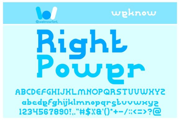 Right Power: A Display Font for Editorial Design