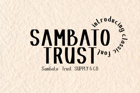 Sambat Trust: A Display Font with Heart and Purpose