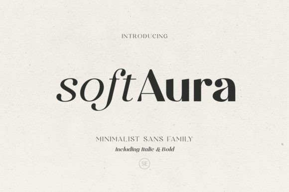Soft Aura Font: A Classy Typeface for Digital Design