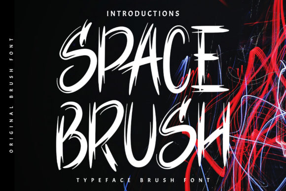 Space Brush: A Stylish Display Typeface for Creative Branding