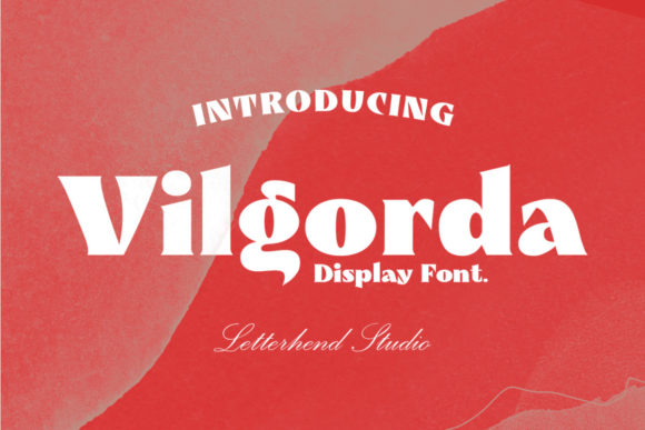 Vilgorda: A Bold Display Font for Editorial Design