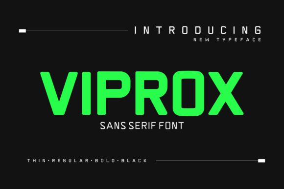 Viprox: A Bold Typeface for High-Impact Marketing