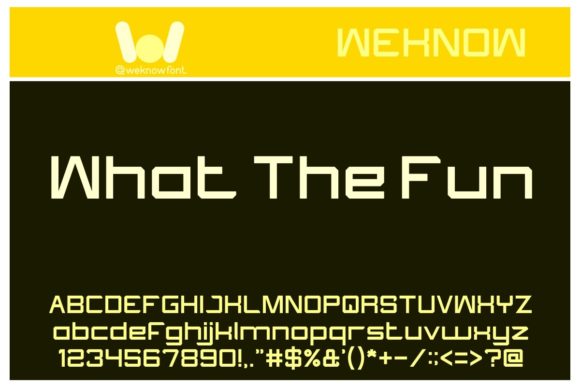 What the Fun Font: A Bold Display Typeface for Creative Projects