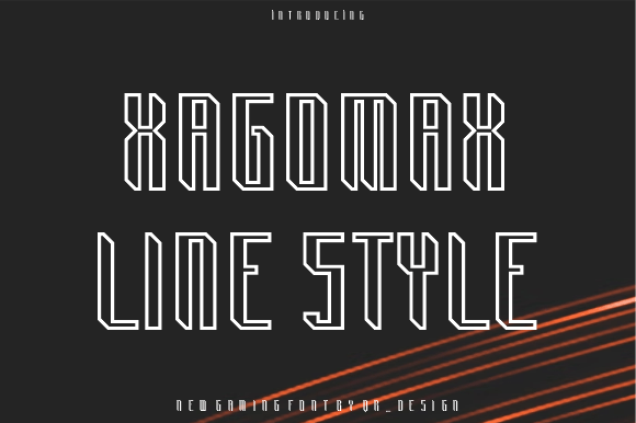 Xagomax Line Font: A Bold Choice for Editorial Design